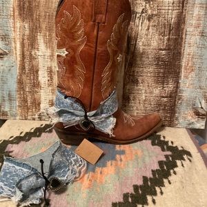 Denim & Lace Boot Bracelets